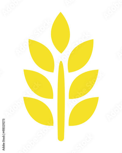 Isolated wheat icon