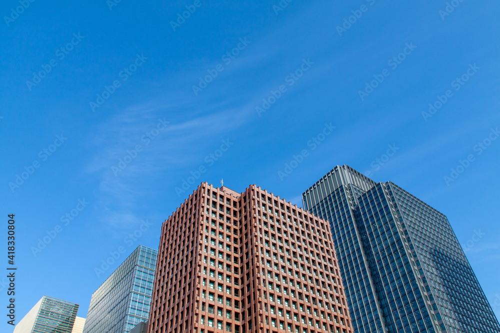 Office Buildings in the Business Center of Tokyo Office Buildings in the Business Center of Tokyo