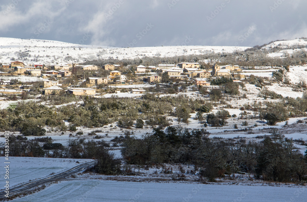 winter in the mountains