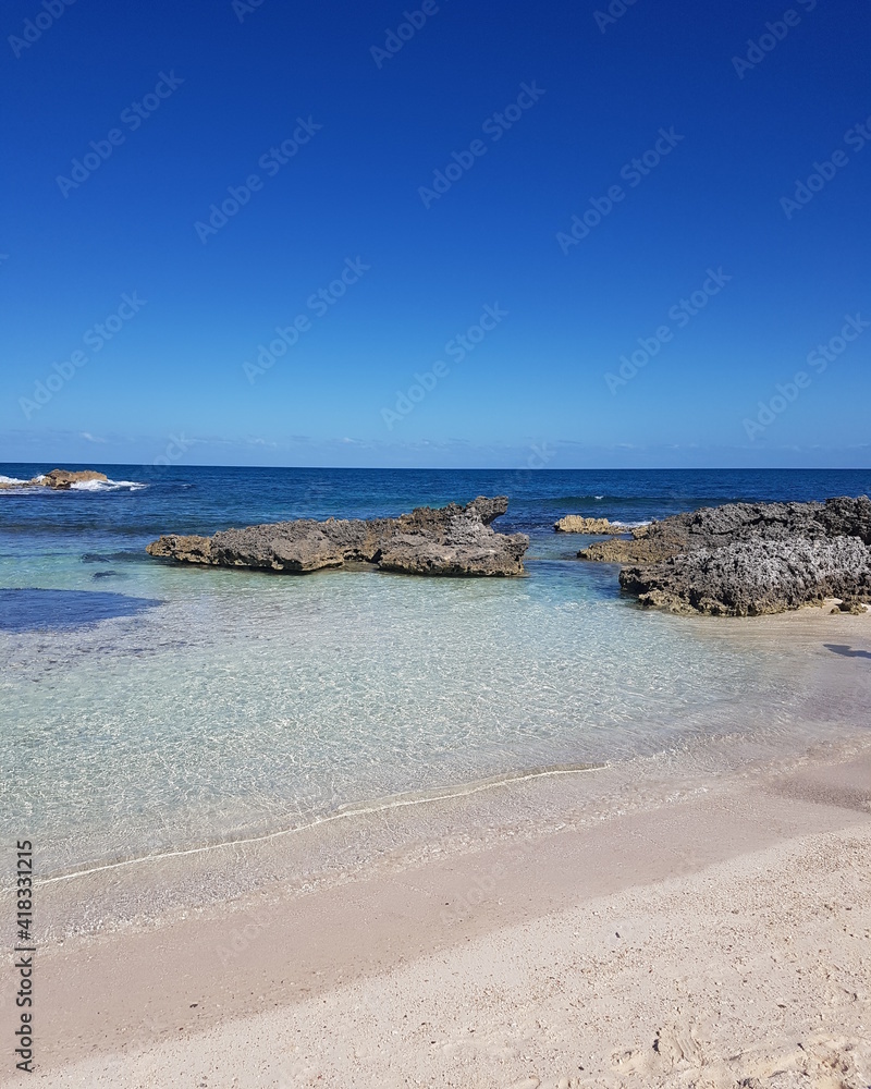 beach and rocks