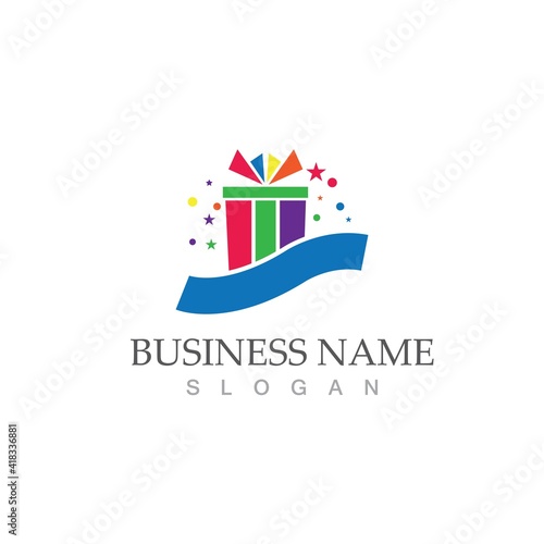 Gift Box Icon Vector