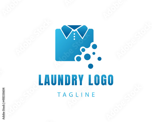 laundry logo creative logo clothes logo clean logo