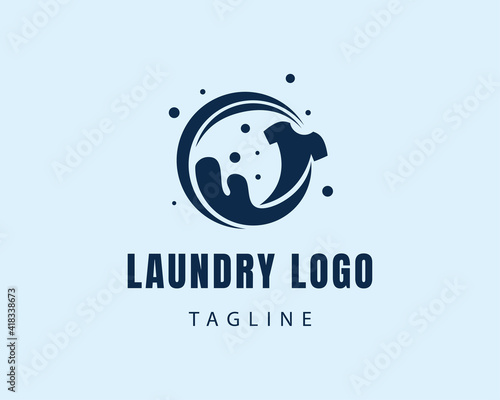 laundry logo creative logo clean wash logo proses logo