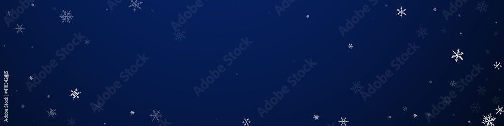 Sparse snowfall Christmas background. Subtle flyin Sparse snowfall Christmas background. Subtle flyin
