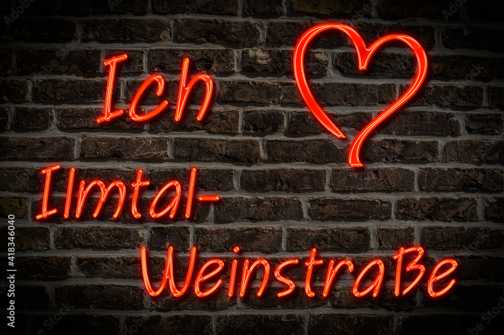 Obraz premium Ilmtal-Weinstraße