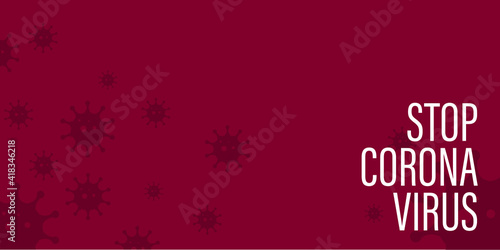 Getting vaccinated stops corona. flat style, concept of vaccination, injection, isolated vector illustration	