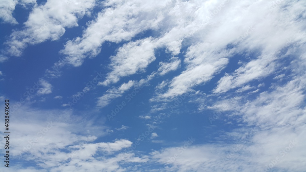 Obraz premium blue sky with clouds