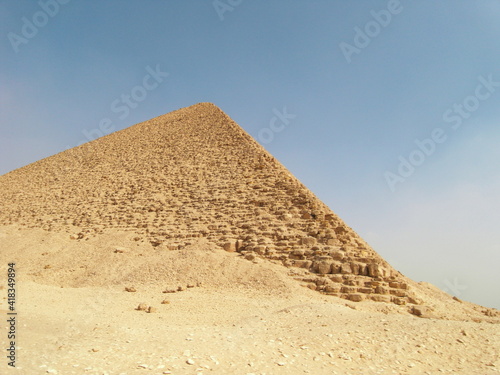 Rote oder Nord Pyramide in der Nekropole von  Dahschur Ägypten