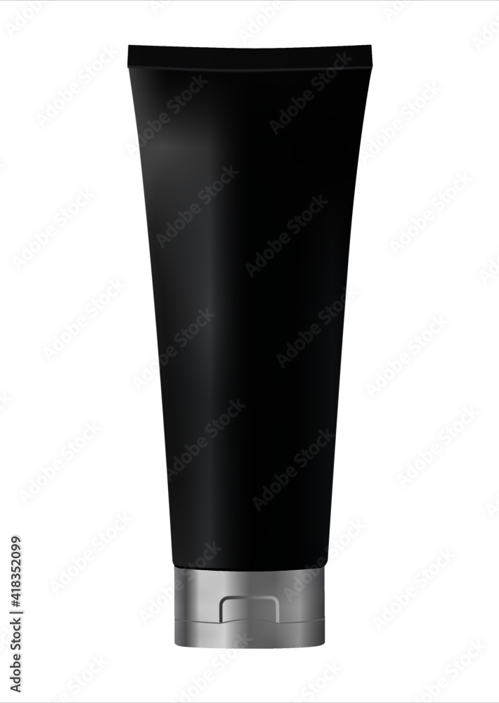 Editable Tube mockup Vector Packaging. A tube, squeeze tube, or