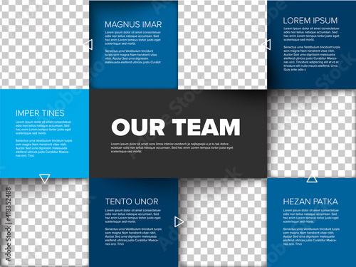 Company team presentation template