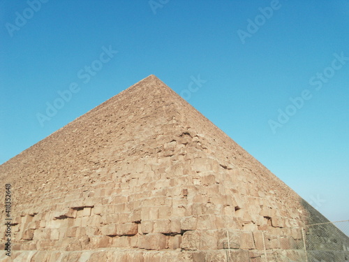 Pyramide von Gizeh in Kairo Ägypten am Abend