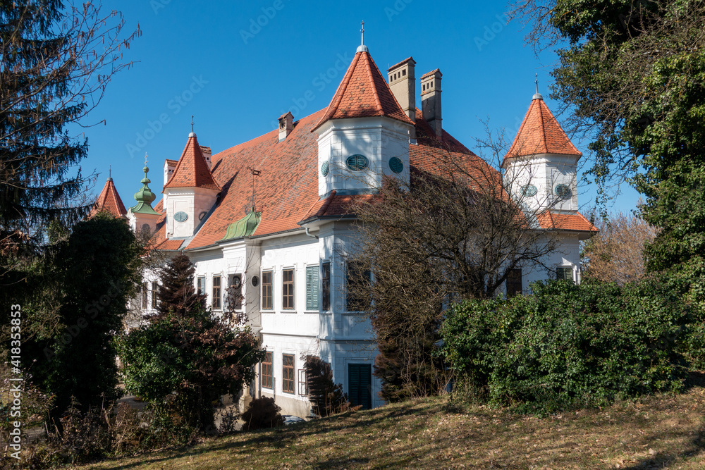 Naklejka premium SCHLOSS ALTENBERG BEI HITZENDORF . ALTENBERG CASTLE