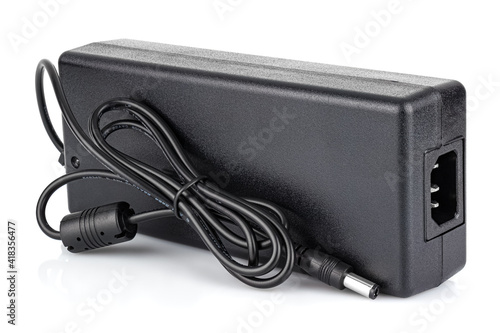 Powerful power supply isolated on a white background
