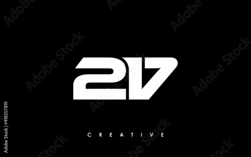 217 Letter Initial Logo Design Template Vector Illustration