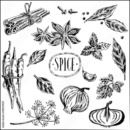 fragrant herbs, spices and seasonings