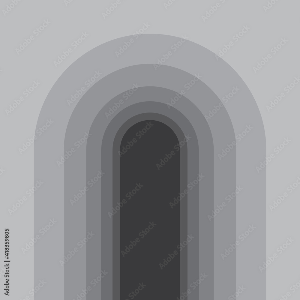 Paper art of gate Design contour gradient white on black background. Design print for illustration, texture, textile, wallpaper, background. Paper art of gate Design contour gradient white on black background. Design print for illustration, texture, textile, wallpaper, background.