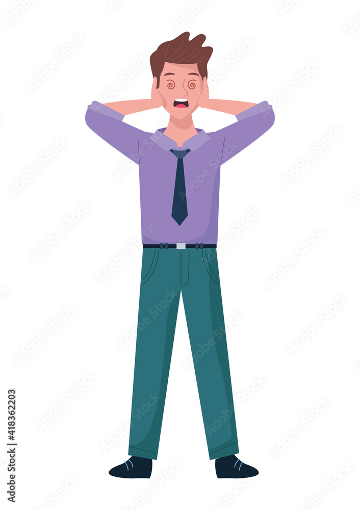businessman extressed avatar character icon businessman extressed avatar character icon