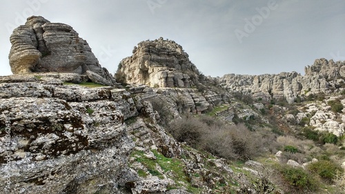 Torcal de Antequera rocky formations, Malaga province, Spain