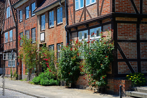 Alte romantische Fachwerkhäuser in Eutin