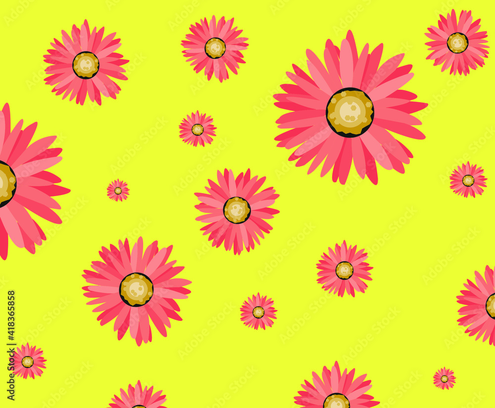 vector flower print pattern, wallpaper and background vector flower print pattern, wallpaper and background