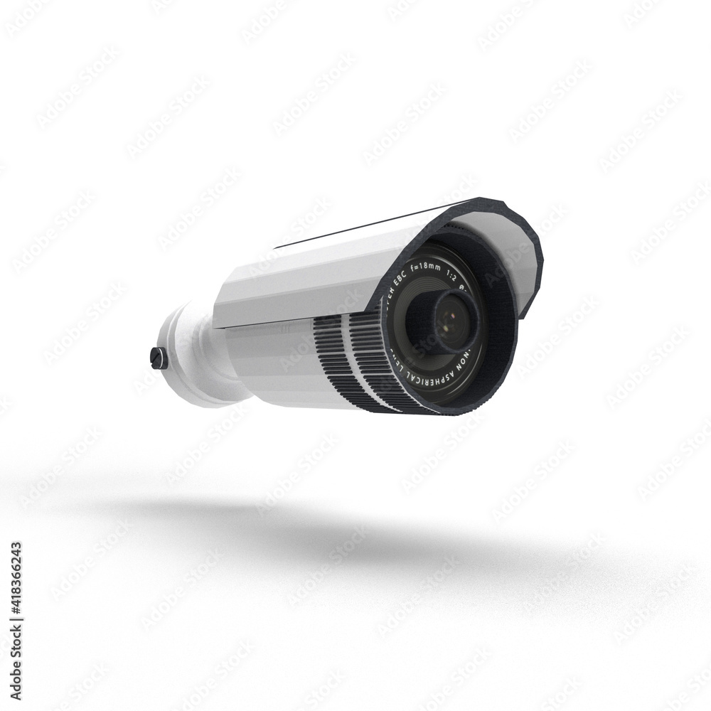 CCTV on white background CCTV on white background