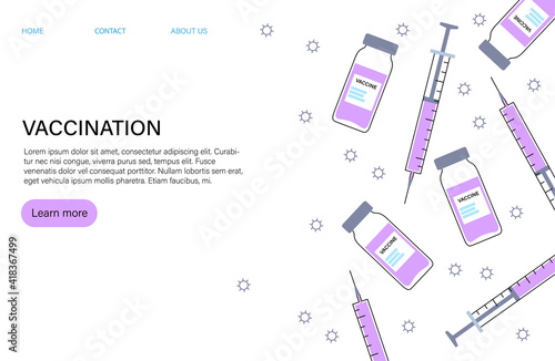 Global vaccination concept