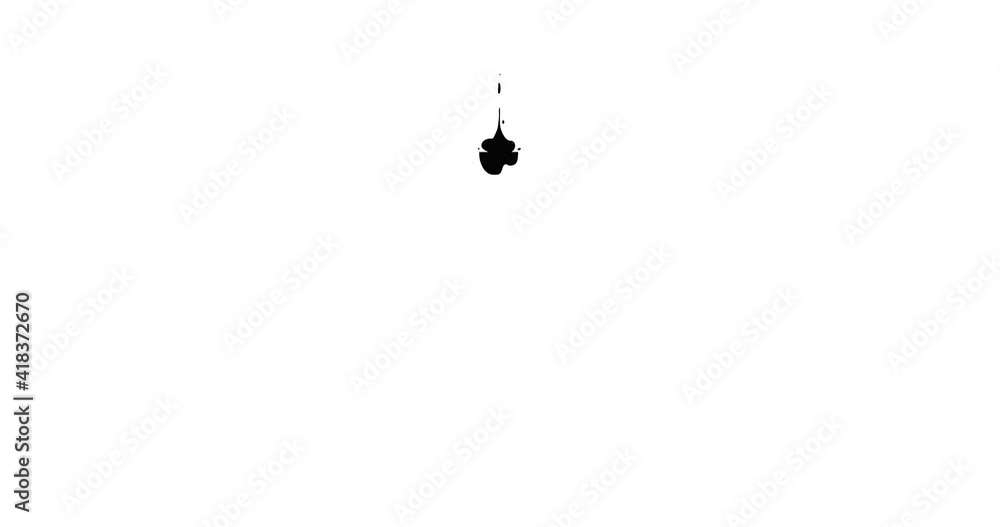 Animation of the liquid appearance of the Rectangle on a black background. Frame-by-frame animation for logo, text, title of your video. A drop falls on the Plane and paints it. Animation of the liquid appearance of the Rectangle on a black background. Frame-by-frame animation for logo, text, title of your video. A drop falls on the Plane and paints it.