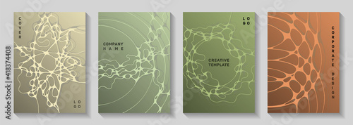 Artificial intelligence concept abstract vector