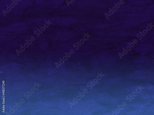 Deep Midnight Watercolor Paint Texture Grungy Background Dark Royal Blue 