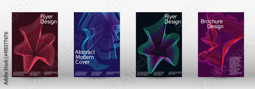 Minimum vector coverage. A set of modern abstract covers. © niko180180