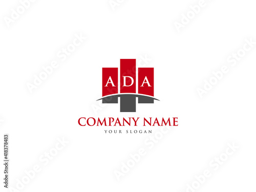 Letter ADA Logo Icon Design For Kind Of Use
