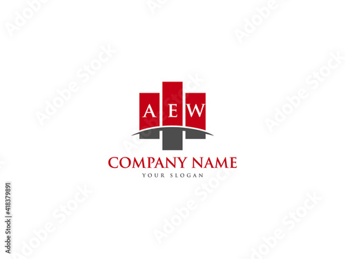 Letter AEW Logo Icon Design For Kind Of Use photo