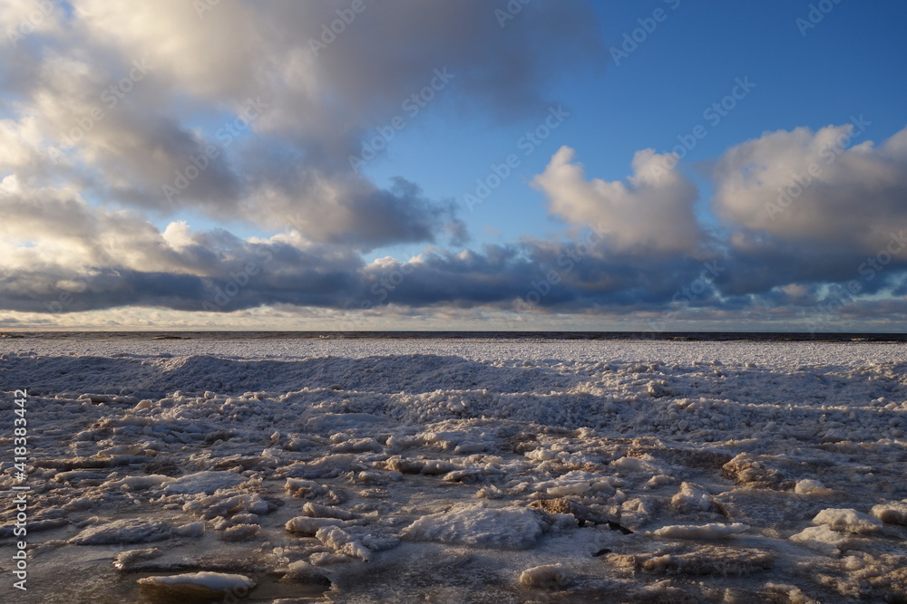 Fototapeta premium landscape with clouds
