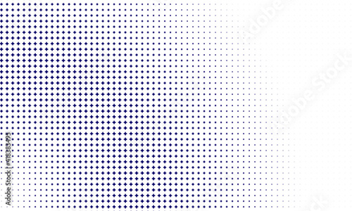 Halftone texture with blue dots. Minimalism, vector. Background for posters, websites, business cards, postcards, interior design.