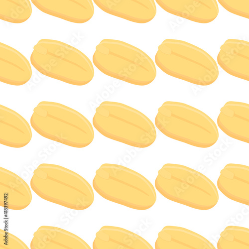 Illustration on theme big pattern identical types peanut