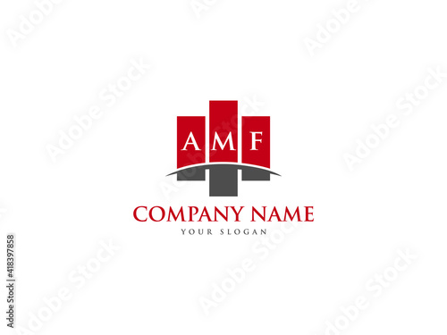 AMF Logo Letter Design For Business photo