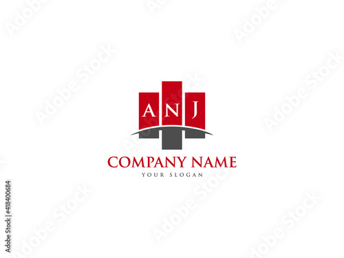 ANJ Logo Letter Design For Business photo