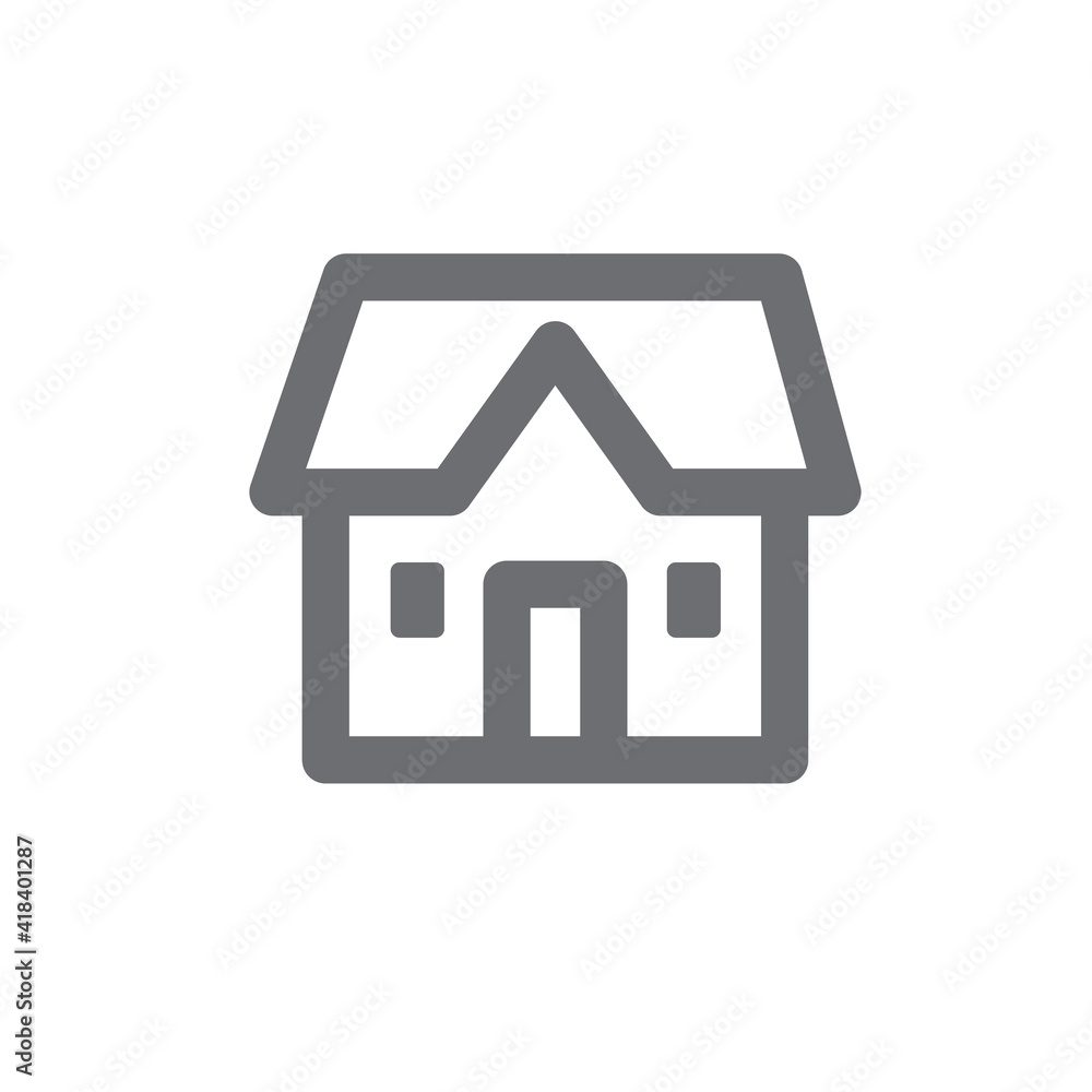 House vector icon. Home pictogram. House vector icon. Home pictogram.