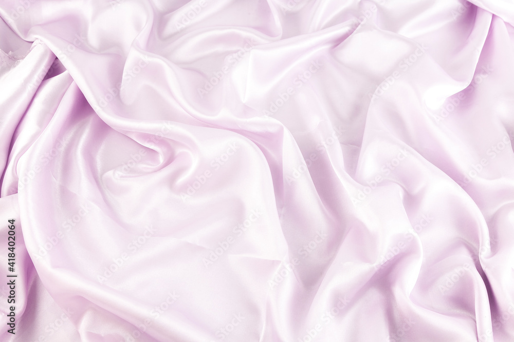 Obraz premium Background and texture; satin fabric with waves.