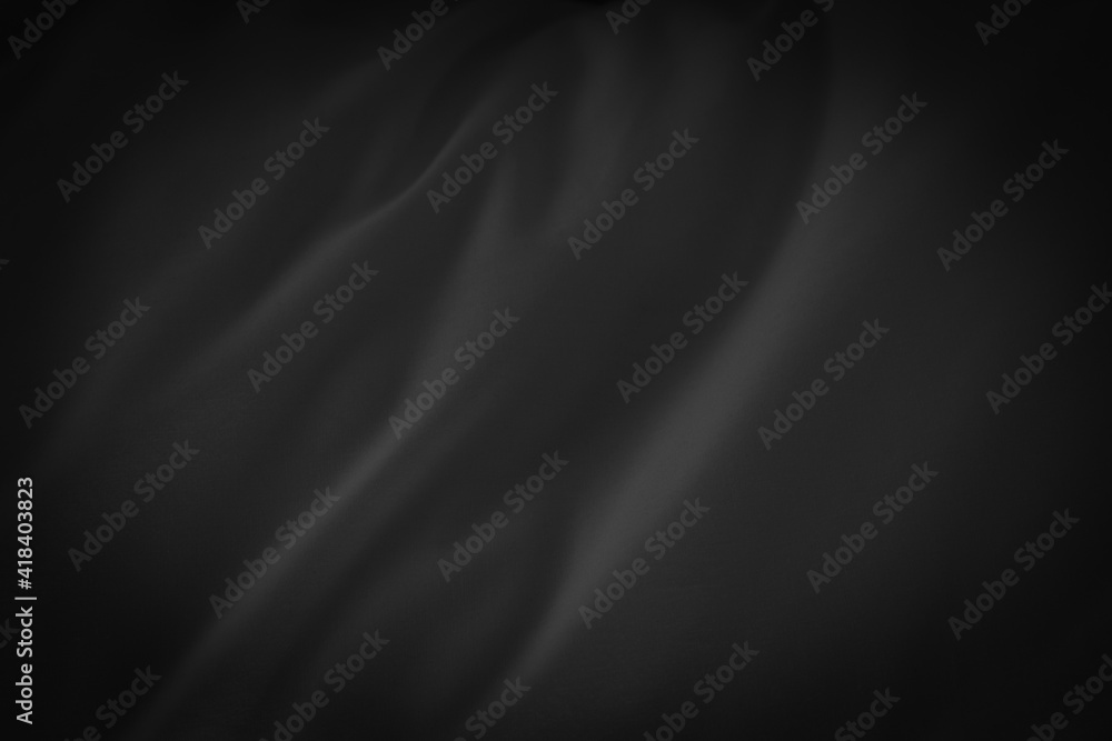 Black background with wavy texture Black background with wavy texture