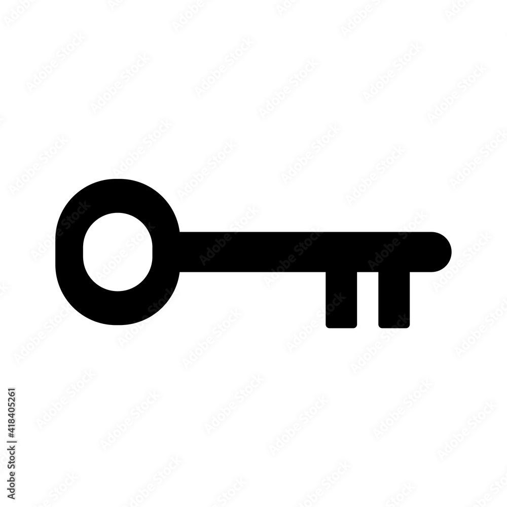 Key symbol, web and computer icon Key symbol, web and computer icon