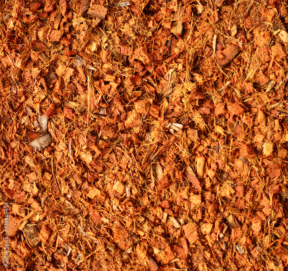Coconut Coir compost background. Coconut Coir compost background.