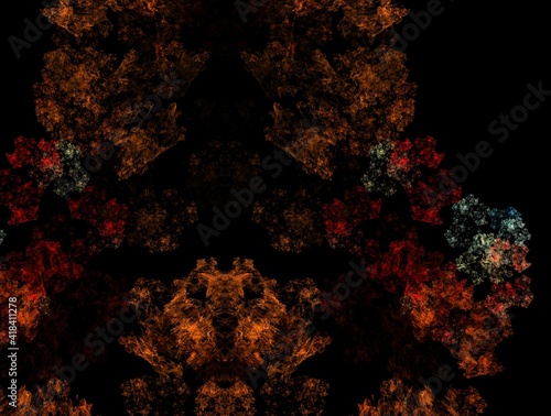 Imaginatory fractal background Image