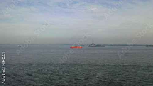 Distant View of the Staten Island Ferry Boat Service - Part 2