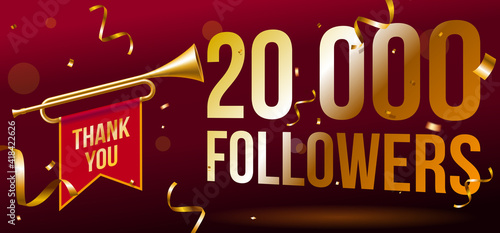 Thank You 20000 followers banner