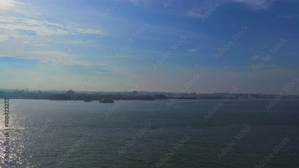 Morning View of Red Hook Brooklyn waterfront Morning View of Red Hook Brooklyn waterfront