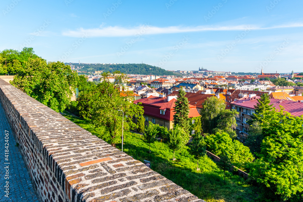 View of Prague Castle from Vysehrad