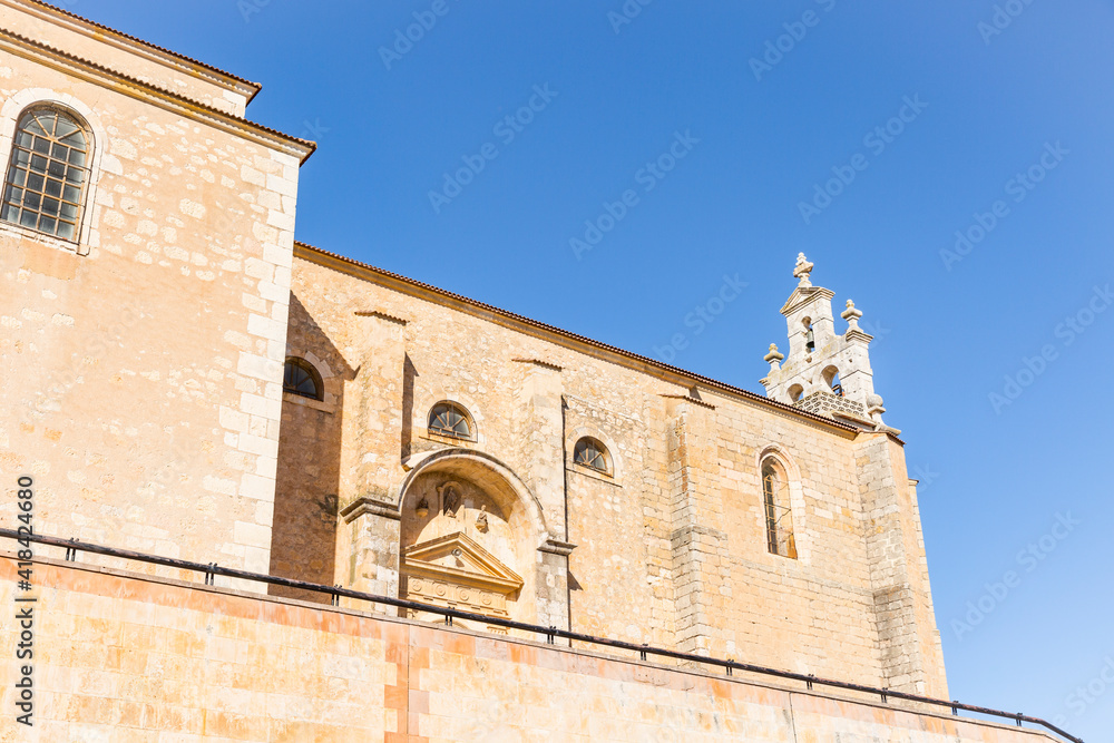 Church of San Miguel Arcangel (Saint Michael the Archangel) in Langa de Duero, province of Soria, Castile and Leon, Spain