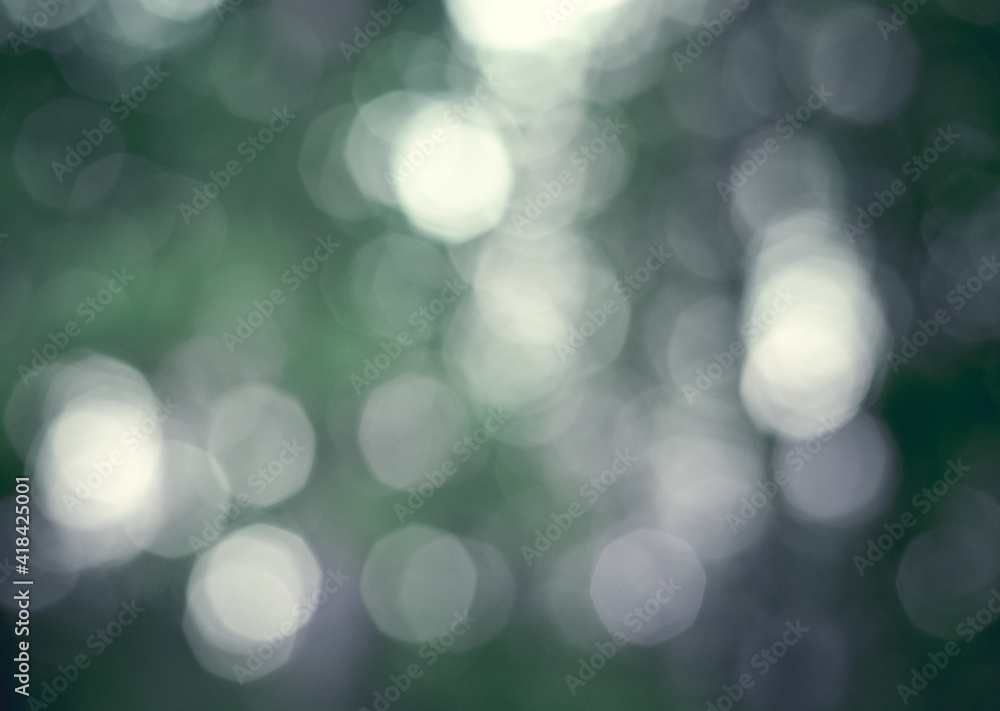 Artistically blurred background with white bokeh from the Helios lens