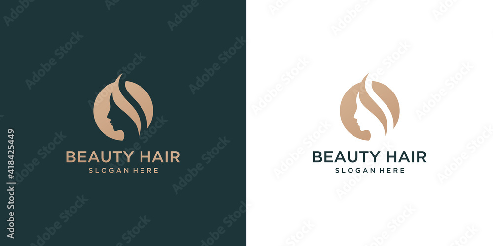 beautiful woman face logo design inspiration beautiful woman face logo design inspiration